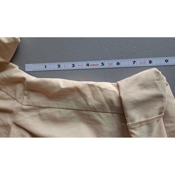 Weatherproof Womens Cargo Roll-Up Shorts Size 16 Khaki Gorpcore Preppy - Picture 6 of 8